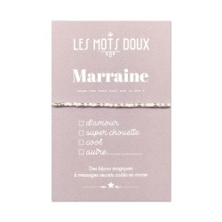 Armband "Marraine" Les Mots...