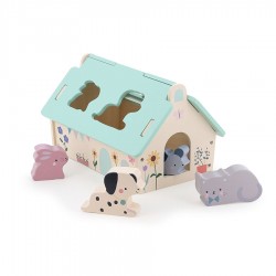 Boîte à forme maison des...