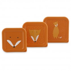 Set aus 3 Fuchs Snackboxen...