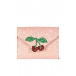 Porte-monnaie pailleté rose...