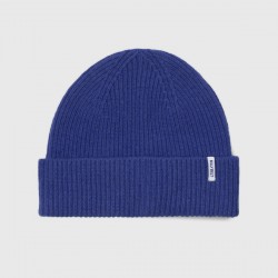 Bonnet laine d'agneau bleu...