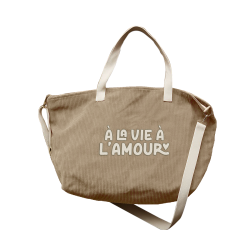 Sac XL velours côtelé A la...