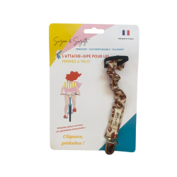 Attache-jupette vélo safari...